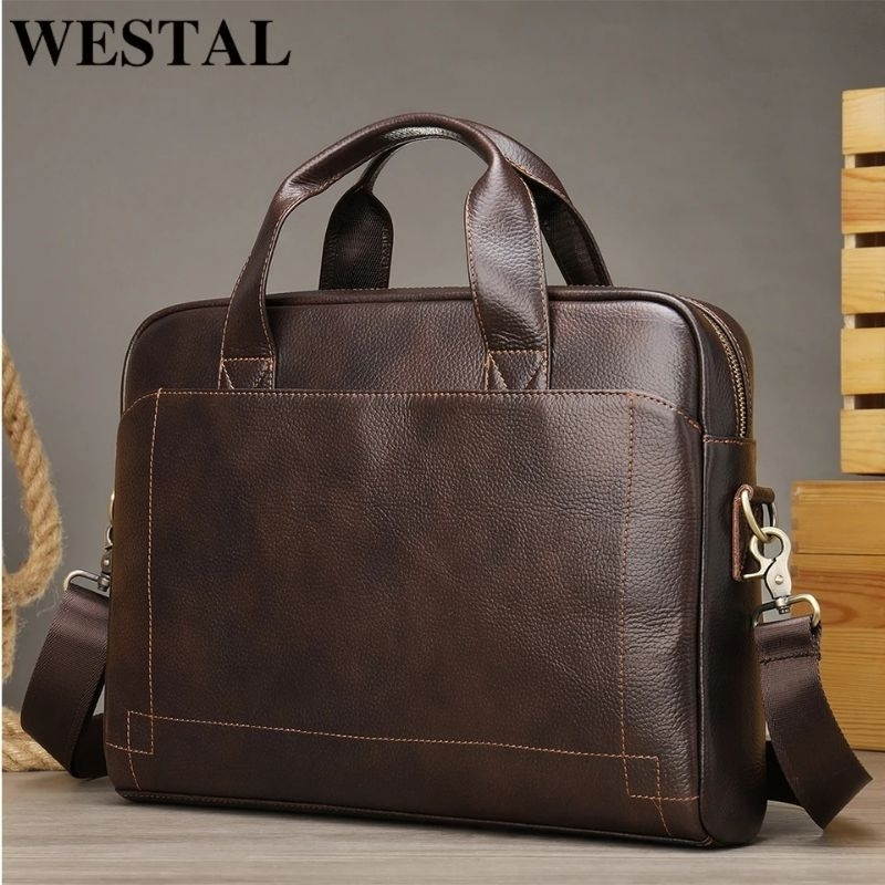Tas Laptop Kulit Asli Case 15inci Fremium Leather