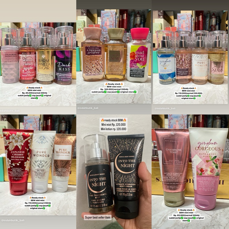 BBW mini mist original store