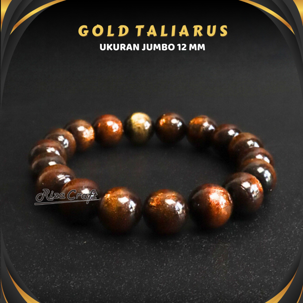 Gelang Kayu Yuser Tali Arus Taliarus Akar Bahar Hitam Serat Emas ASLI Original Jumbo 12 mm