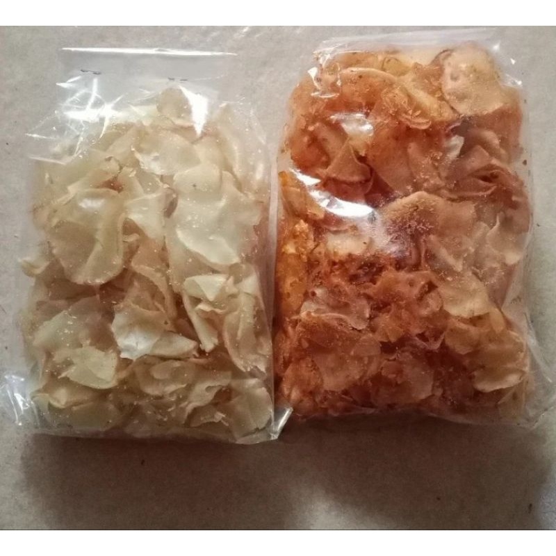 

Keripik singkong renyah gurih kemasan 120 gr