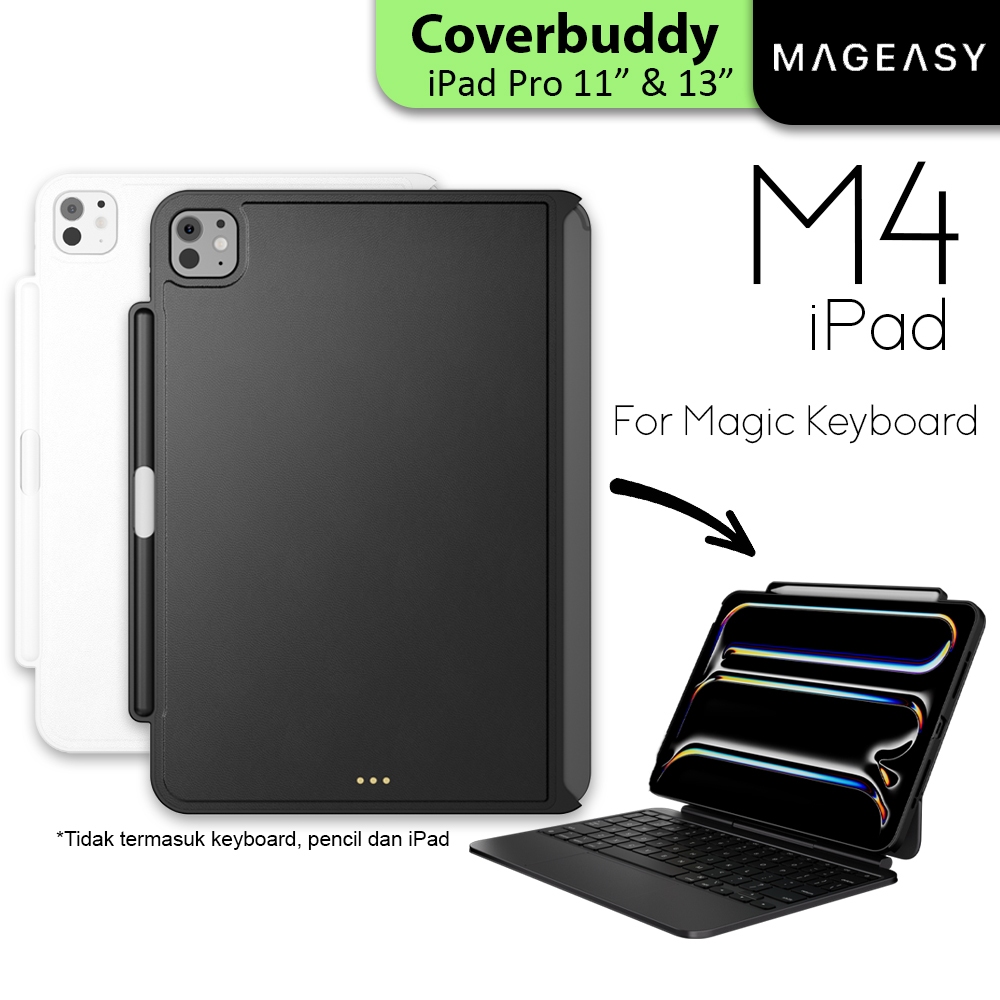 Case iPad Pro 11" 13" Inch MagEasy CoverBuddy Casing for Magic Keyboard