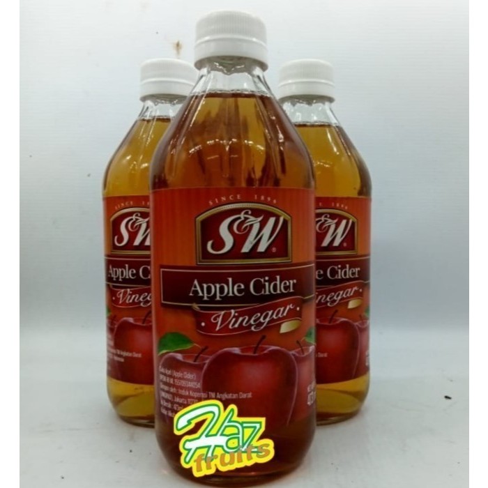 

CUKA APEL SW 473ML (APPLE CIDER VINEGAR S&W BRAND) I CUKA APEL