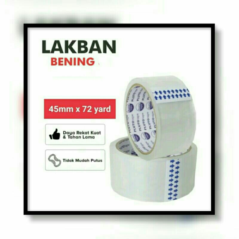 

Lakban Bening 72 yard Ukuran 42mm