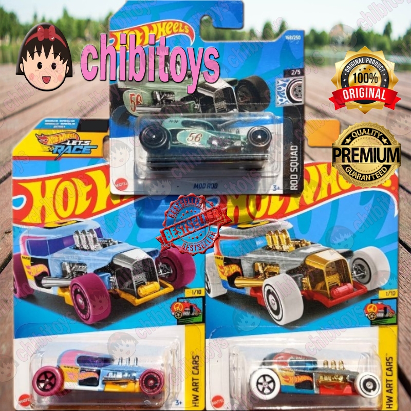 Hot Wheels Mod Rod Biru Dongker Silver Biru Muda Hotrod Muscle Diecast Mattel