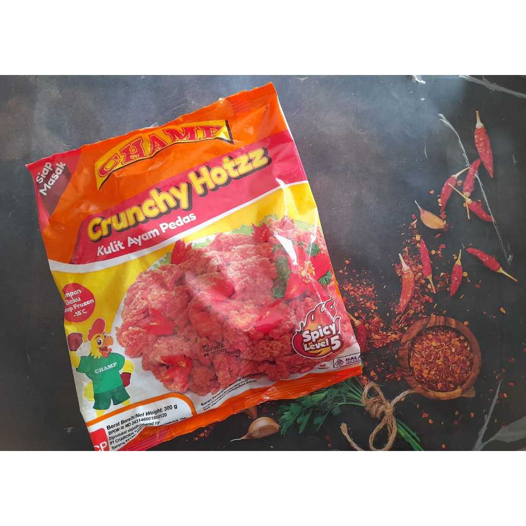

Champ Crunchy Hotzz 300 gr