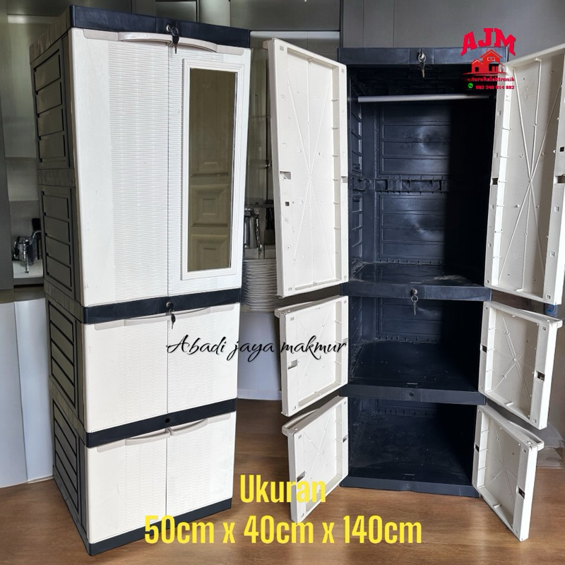 lemari plastik gantung mini mix