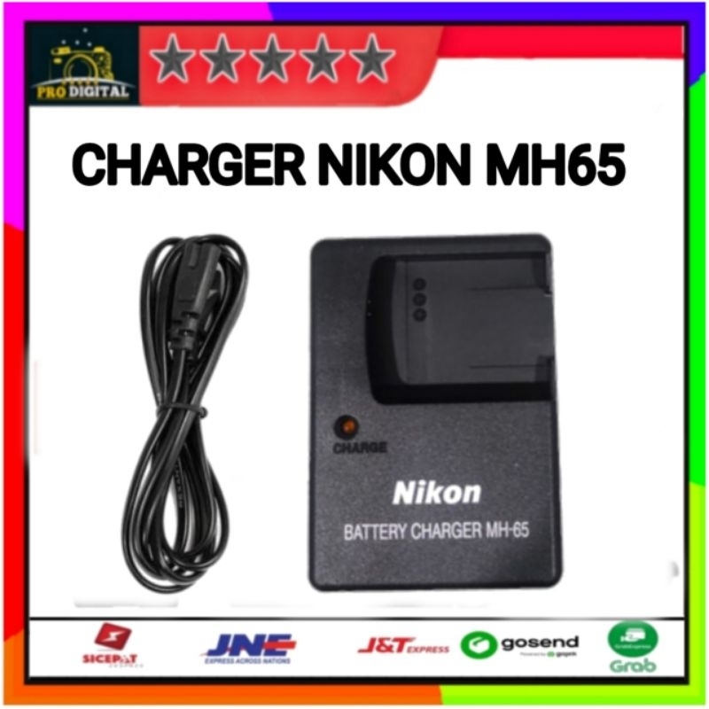 Charger nikon MH-65 mh65 + baterai nikon en-el12 en el-12