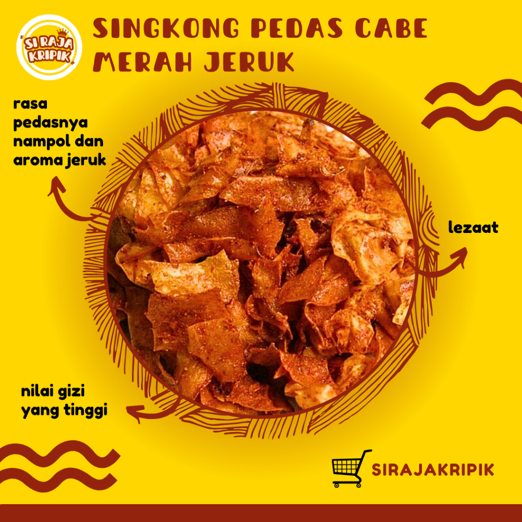 

KRIPIK SINGKONG ANEKA RASA |PEDAS |KARI|CABE IJO | KEJU |LADA HITAM |BALADO |ASIN |BUMBU DESO|JAGUNG