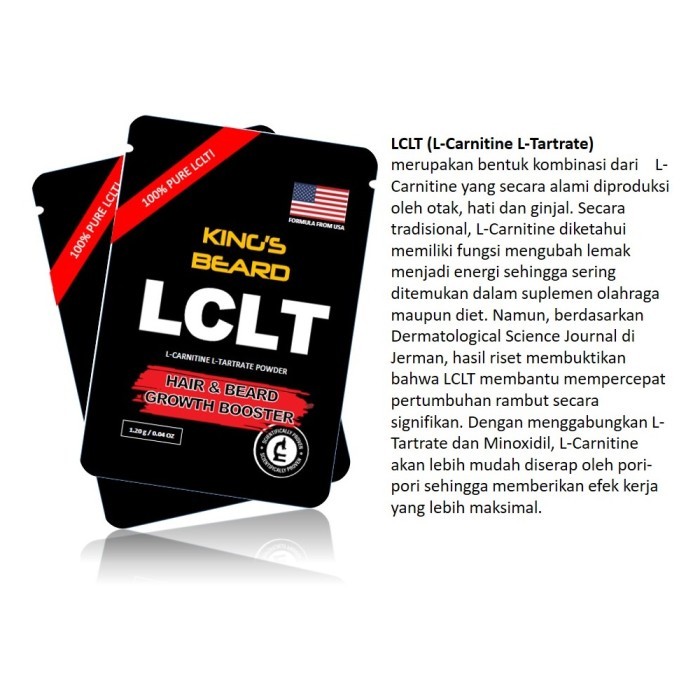 King's Beard LCLT Minoxidil Booster Penumbuh Rambut dan Brewok