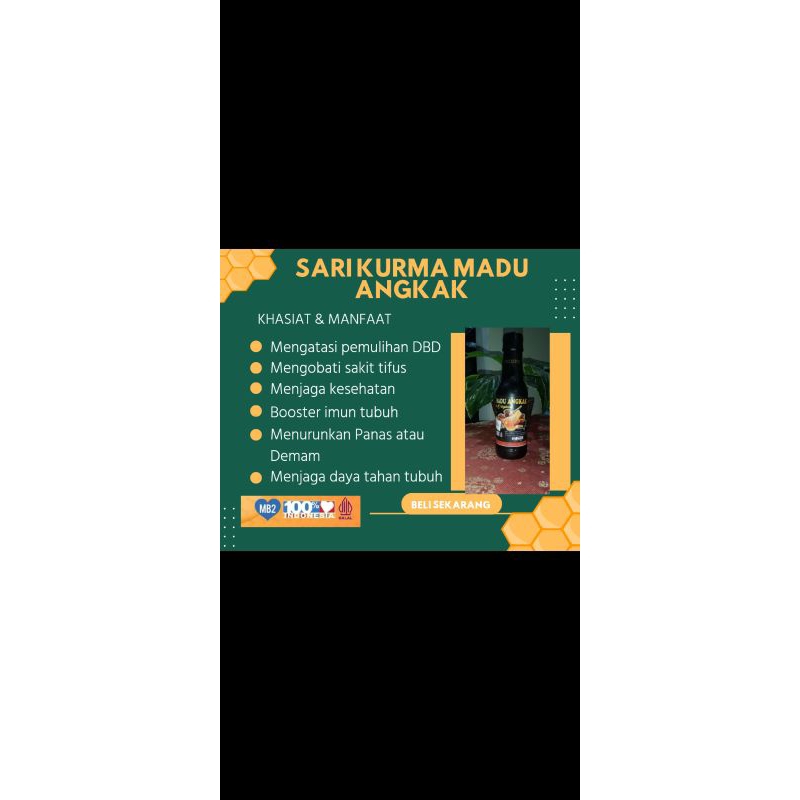 

SARI KURMA MADU ANGKAK Anugrah Original