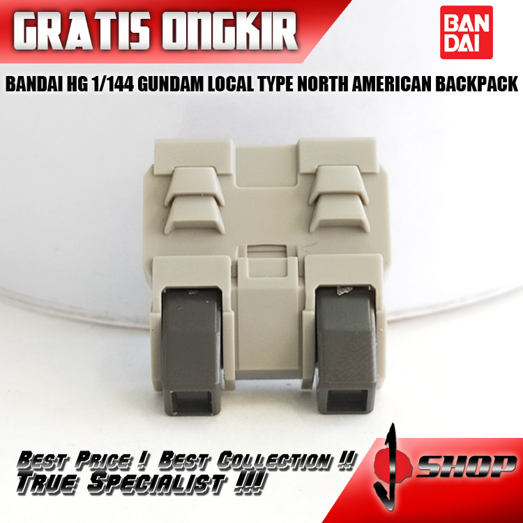 BANDAI HG 1/144 GUNDAM LOCAL TYPE NORTH AMERICAN BACKPACK HG2180