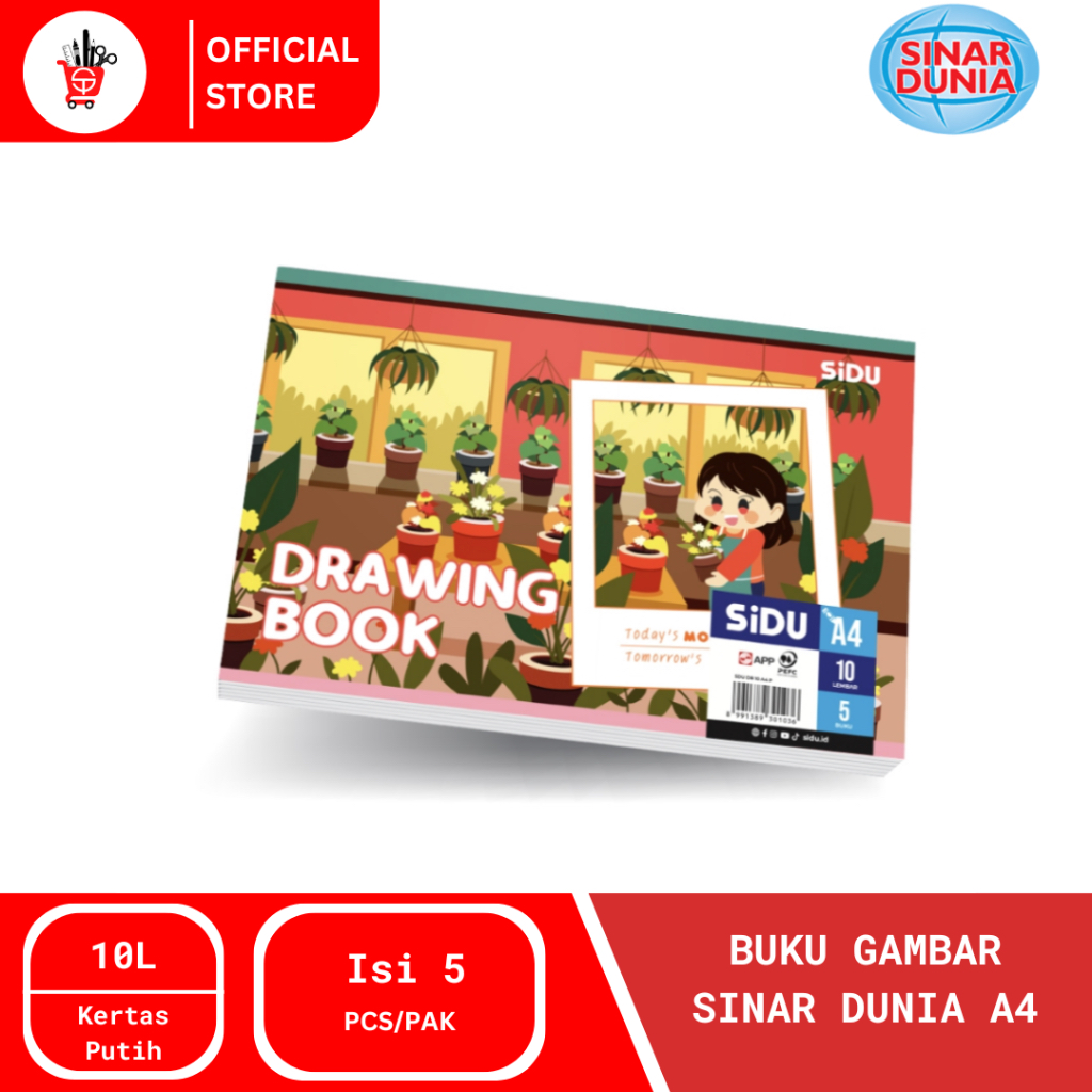 

Drawing Book | Buku Gambar SiDu A4 (1 PAK)