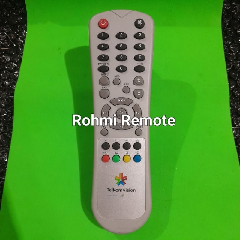 REMOTE REMOT RECEIVER PARABOLA TELKOMVISION ORIGINAL ASLI