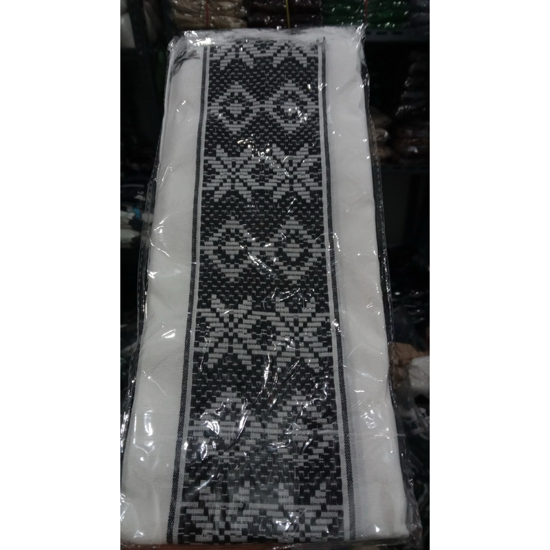 SORBAN TENUN BY Arafat Dewasa Anak Polos Motif Hitam Putih PECI TASBIH DIGITAL SARCEL SARUNG MUKENA 