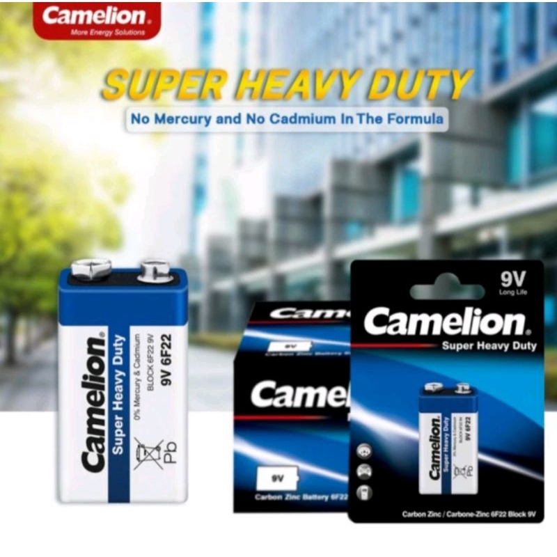 TERMURAH‼️ BATERAI CAMELION 9V SUPER HEAVY DUTY / BATERE MIC KARAOKE