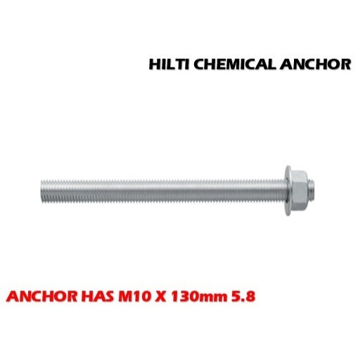 Angkur HILTI HAS 5.8 M10x130 Chemical Angkur