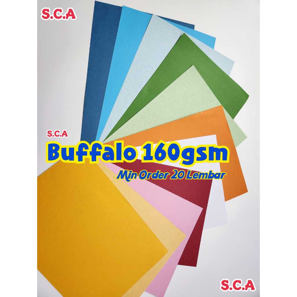

Kertas Buffalo 160gram Harga Satuan. MIN order 20pcs