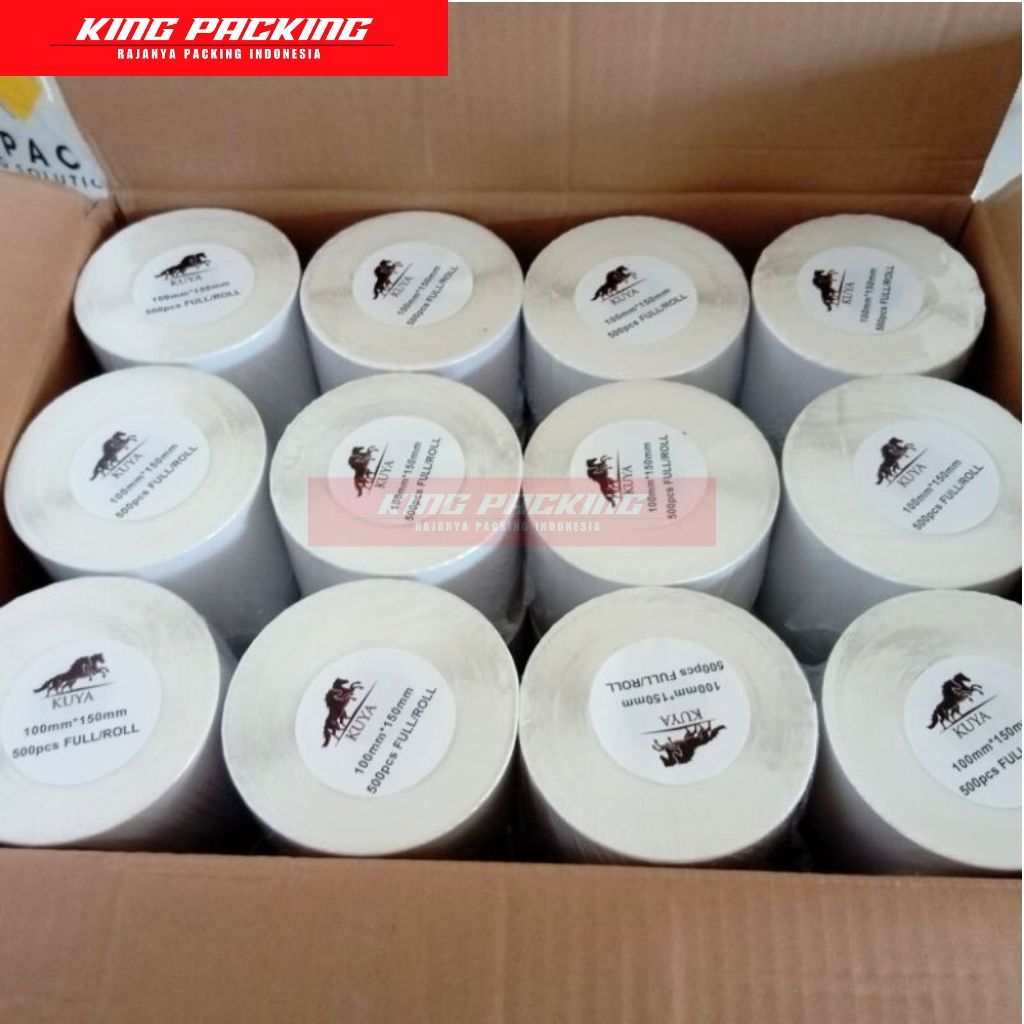 

Promo Stiker Thermal 100x150 (300Lembar) / Label Barcode / Cetak Resi