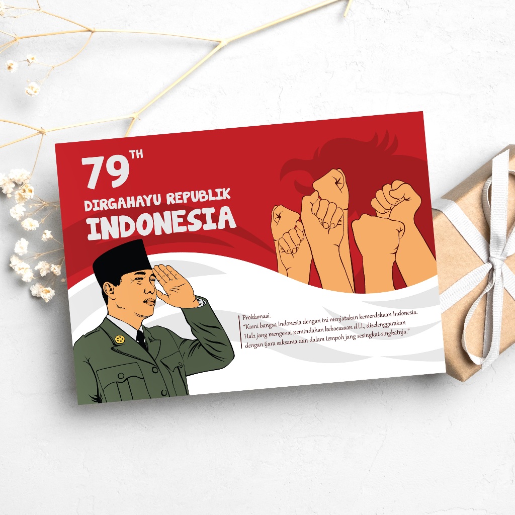 

Kartu Ucapan Kemerdekaan - Dirgahayu - HUT RI