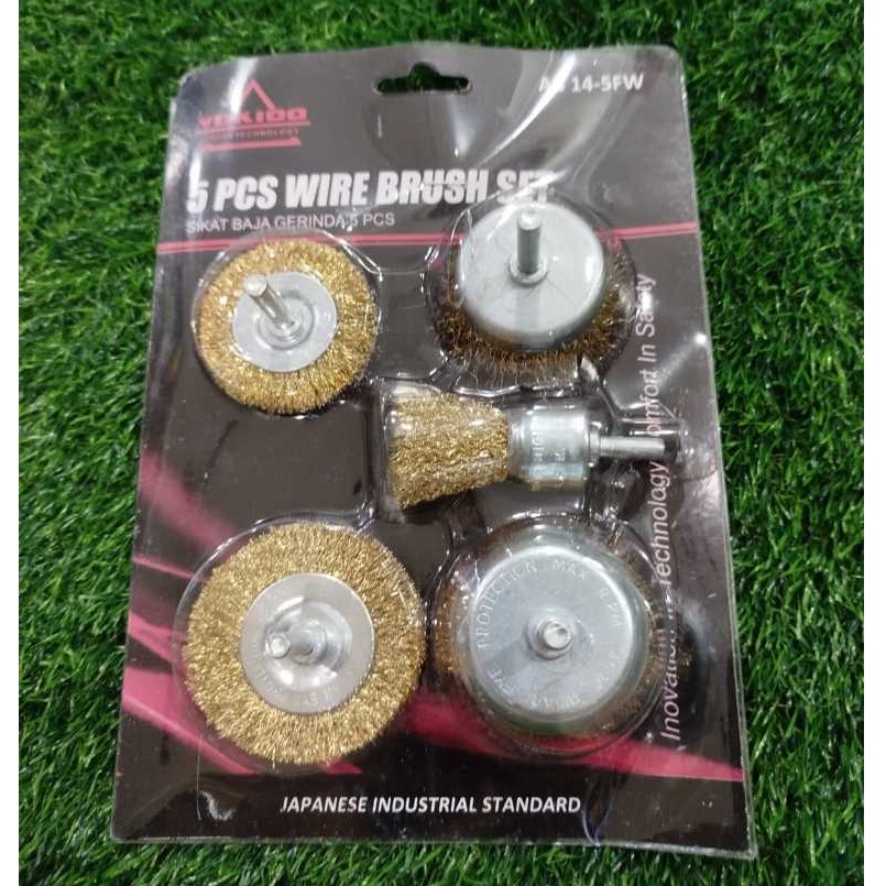 

KODE L53Z SIKAT KAWAT MANGKOK SET 5 PCS SIKAT KAWAT MATA BOR GERINDAA FREED KUALITAS TERBAIK BISA COD