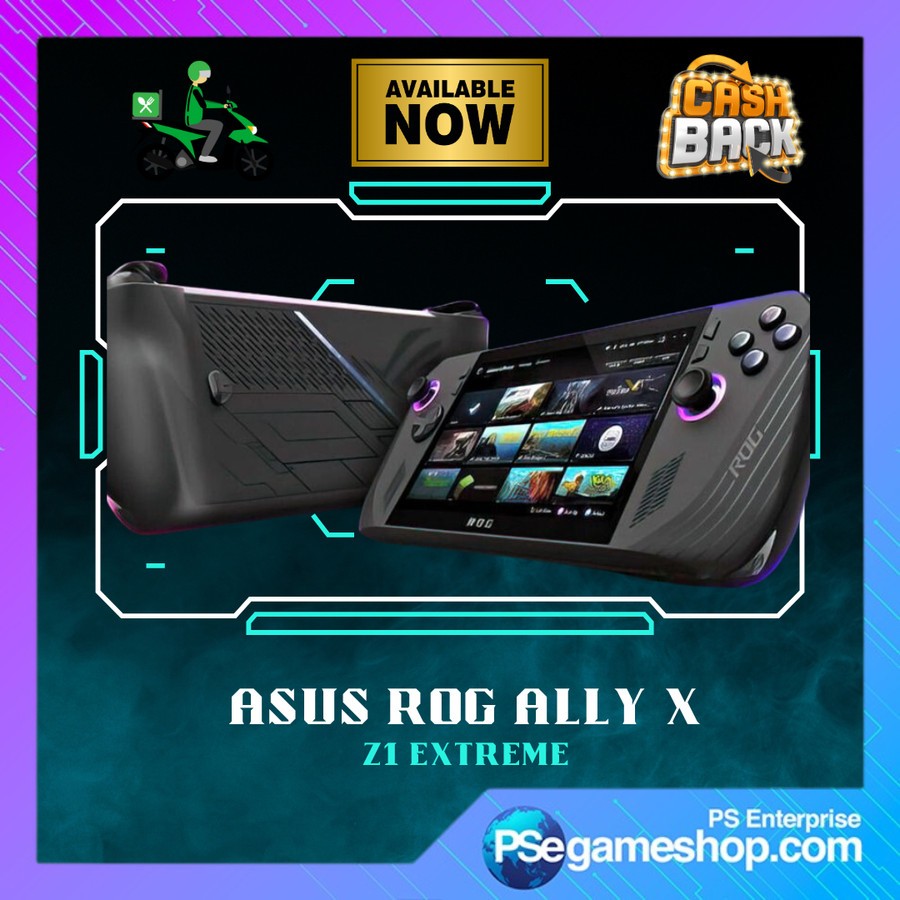 ASUS ROG Ally X (2024) RC72LA Gaming AMD Ryzen Z1 Extreme 1TB SSD Windows 11 Gaming