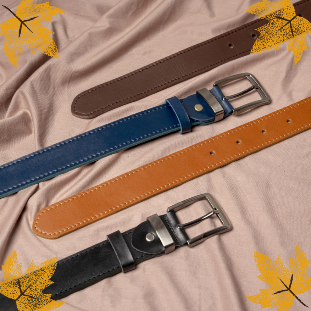 Ikat Pinggang Kulit sapi asli lebar 4 cm panjang 120 cm Gesper sabuk menbelt kotak silver