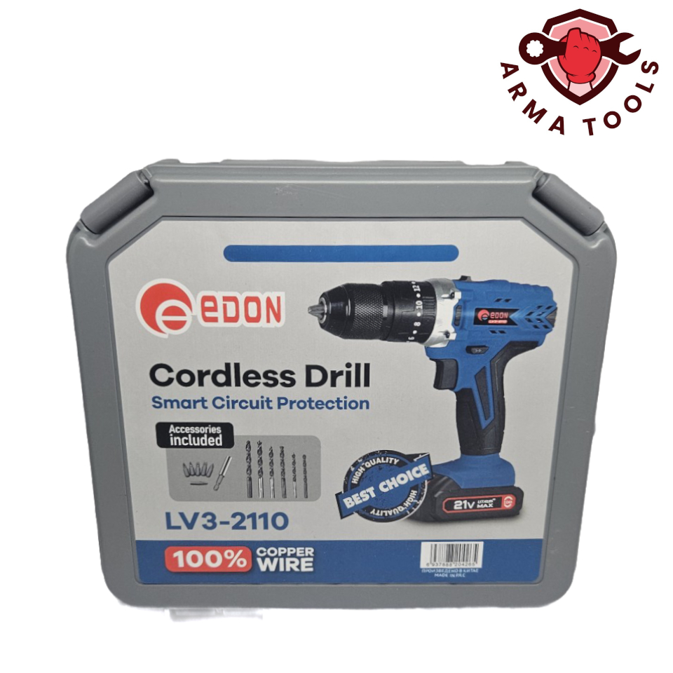 Mesin Bor Edon cordless LV3-2110