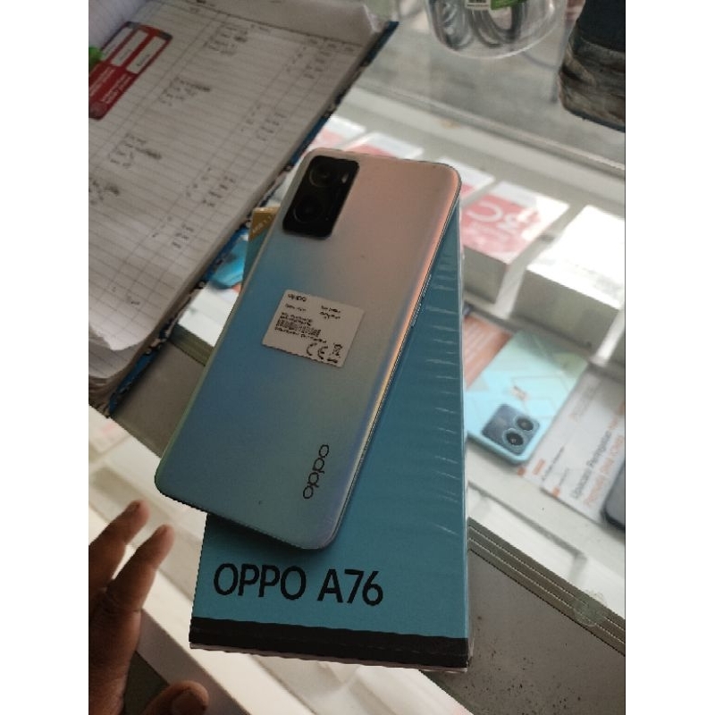 scond,oppo a76 ram 6/128 fullset ori