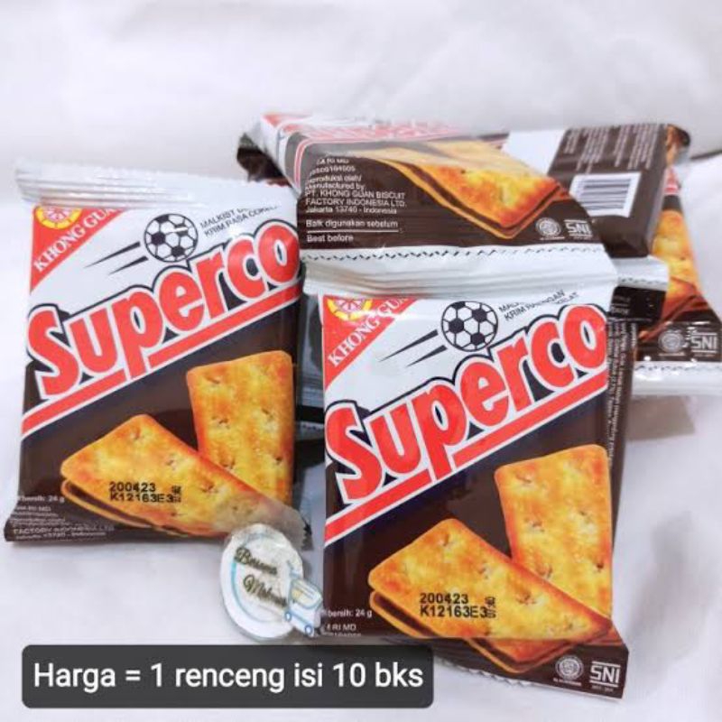 

Superco khong guan sachet 10pcs / Superco coklat sachet / Superco khong guan murah