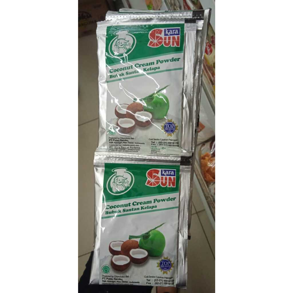 

Santan Sun Kara Powder 20gram 10s DIJUAL PER RENTENG