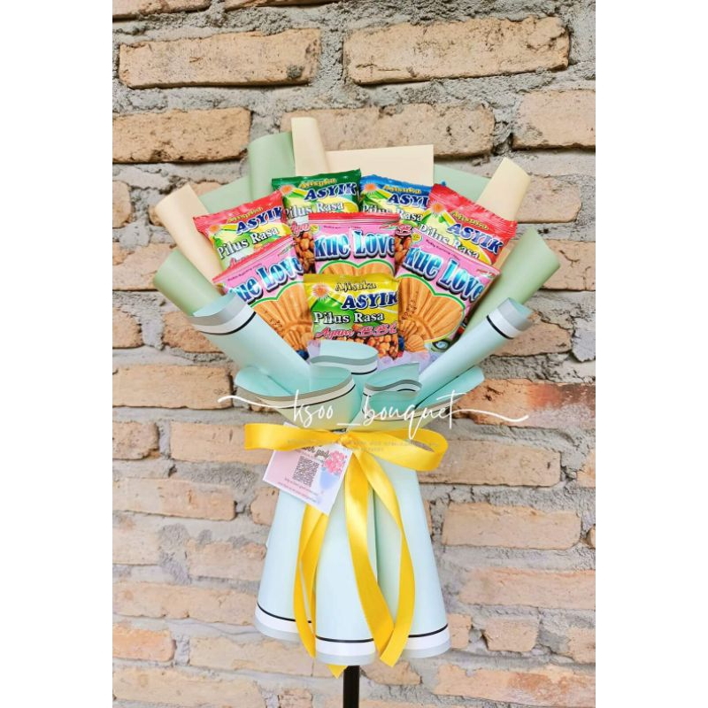 

Buket Snack random murah meriah isi 8