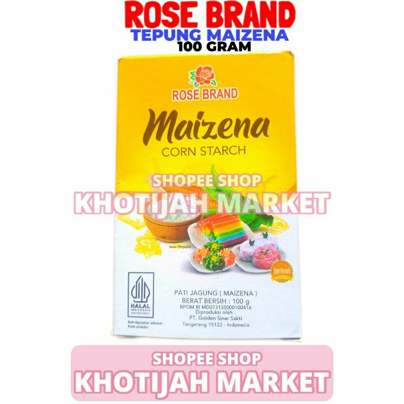 

Rose Brand Tepung Maizena Jagung 100gr