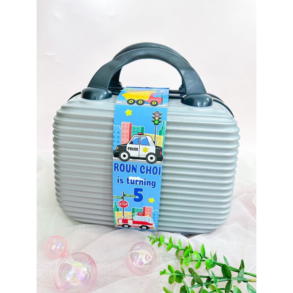 

Label Koper Kecil Souvenir Ulang Tahun / Birthday Gift tema - City Cars