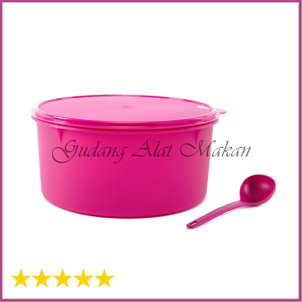 TUPPERWARE Carry All Canister 8L dan Laddle