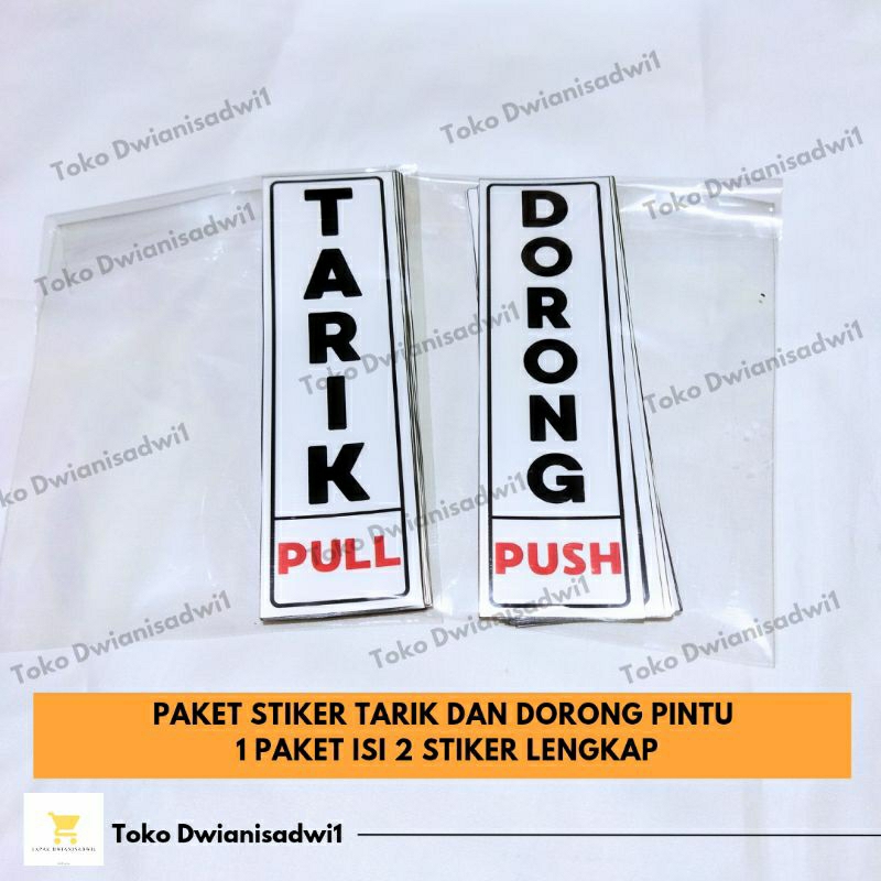 

Paket Stiker Pintu Tarik Dorong 5x17 cm (tahan air)