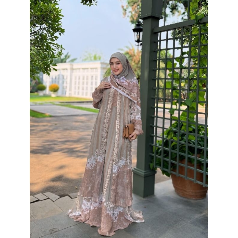 [KHANZA MARYAM]  SET GAMIS SYARI PREMIUM " CEMPAKA SERIES " By KHANZA MARYAM