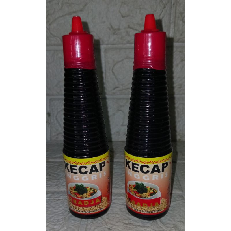 

Saos Kecap Inggris Asli 150 ML Halal Tjap Radja / Bunga Asoka