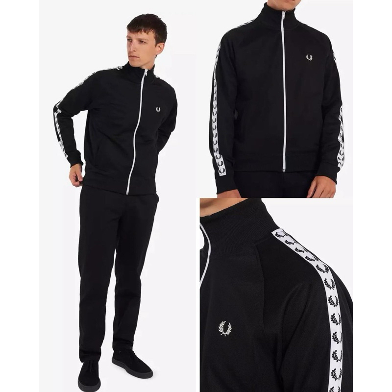 FP TAPED TRACK JACKET BLACK