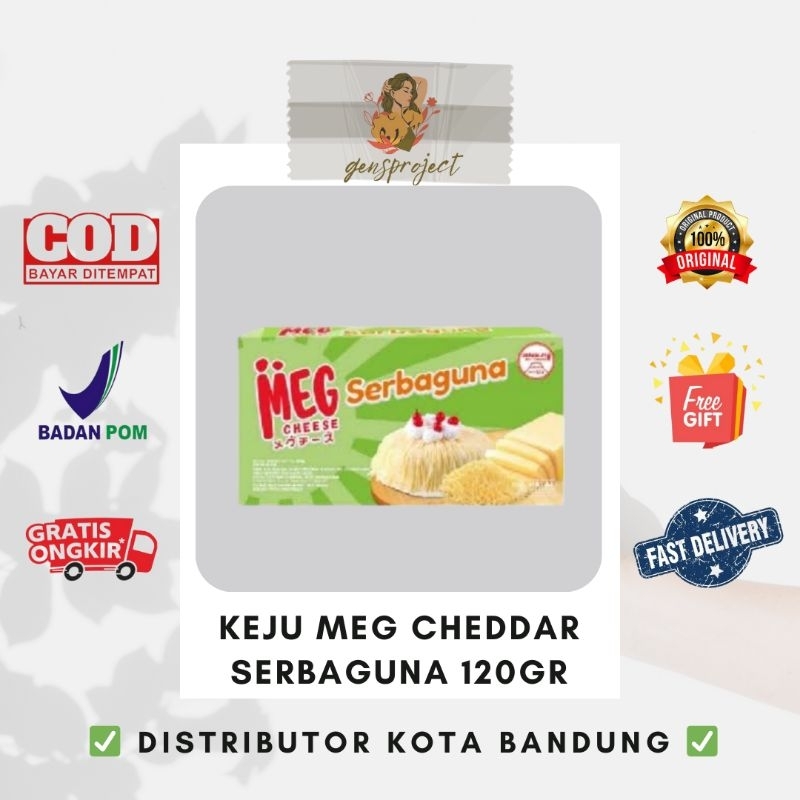 

KEJU MEG CHEDDAR SERBAGUNA 120GR