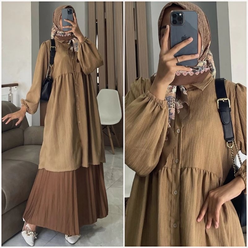 LYRA tunik by N.Khalisa | Tunik Polos Lady Crush