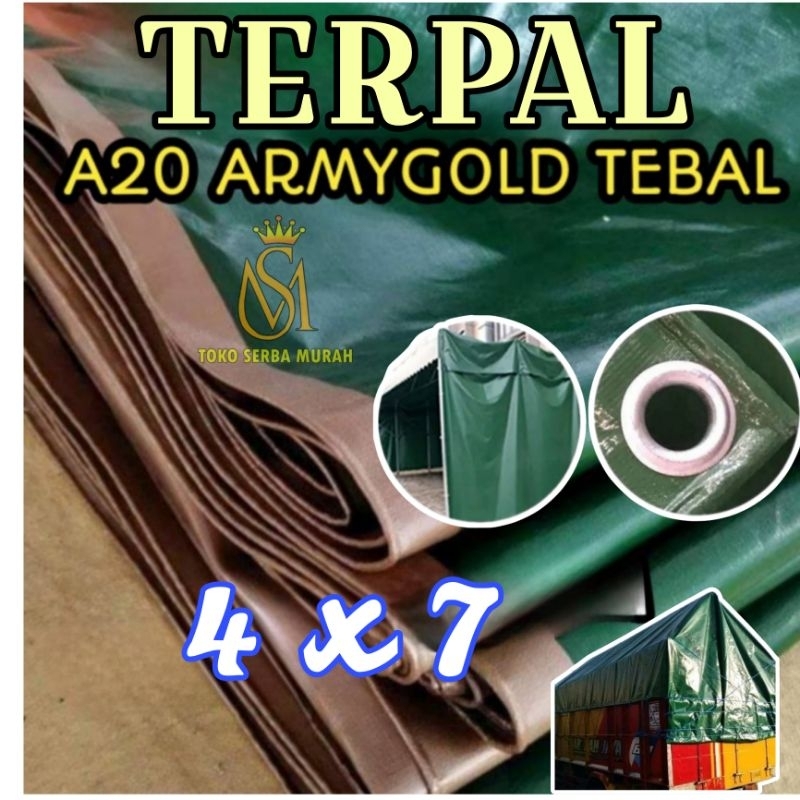 Terpal A20 4x7 UV KOREA Import, terpal terop terpal jemuran terpal kolam terpal truk dll
