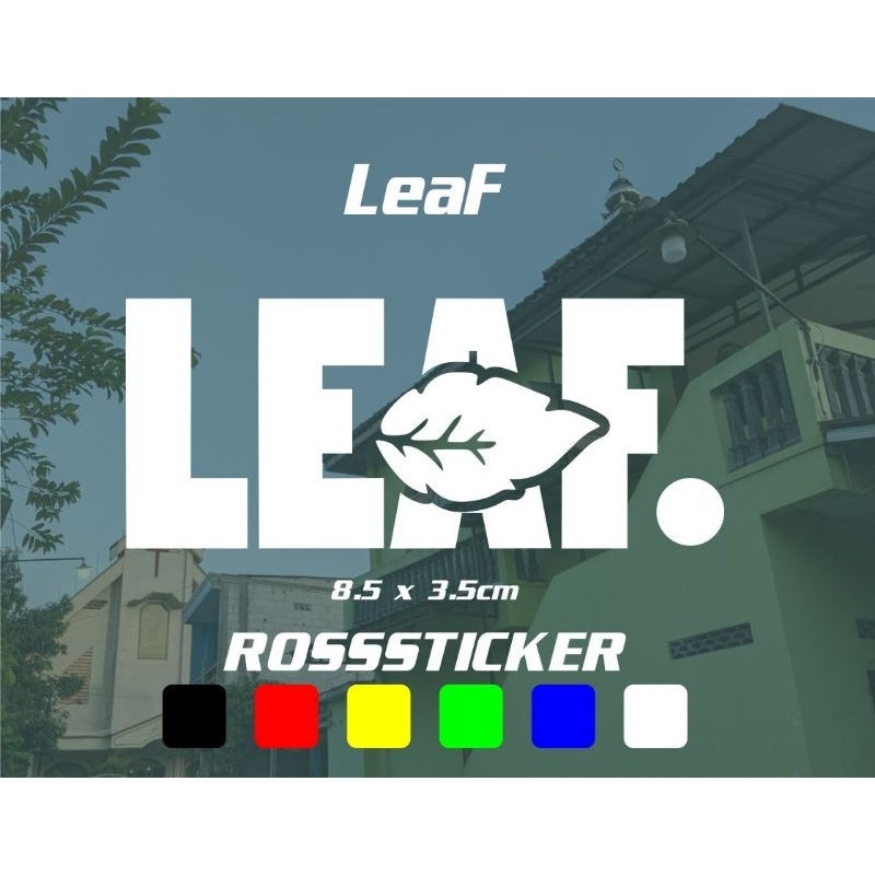 

leaf sticker distro, cutting sticker distro custom terlaris