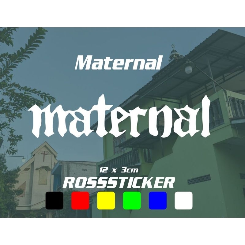 maternal cutting sticker custom, sticker distro, sticker brand, sticker terlaris