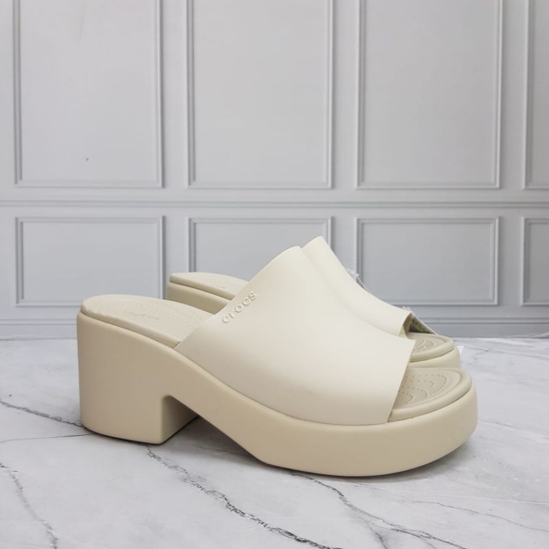 SANDAL CROCS WANITA BROOKLYN HEELS/ SEPATU SANDAL CEWEK