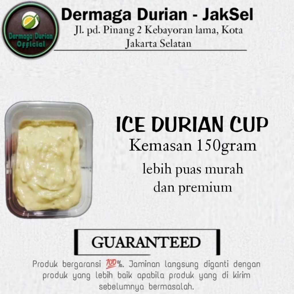 

ICE CREAM DURIAN ORI 150gram