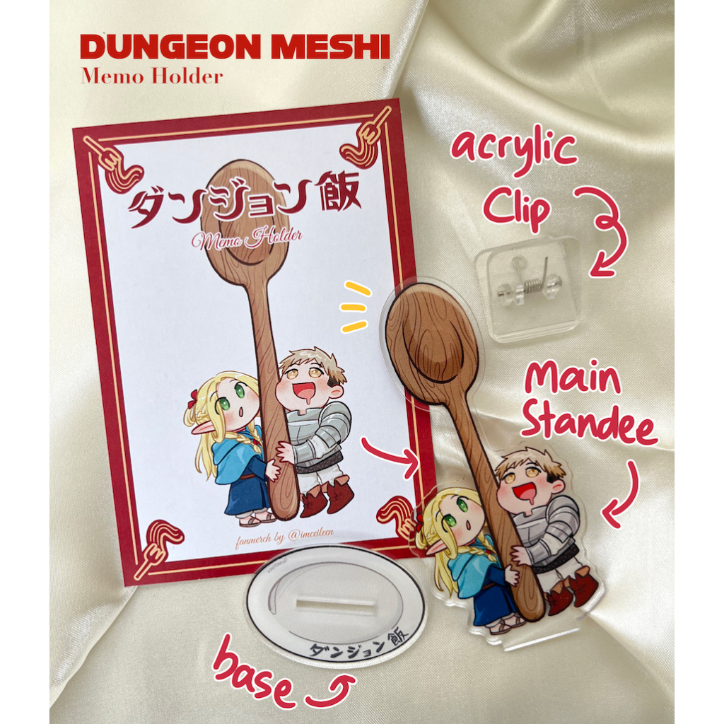 

Dungeon Meshi Memo Holder