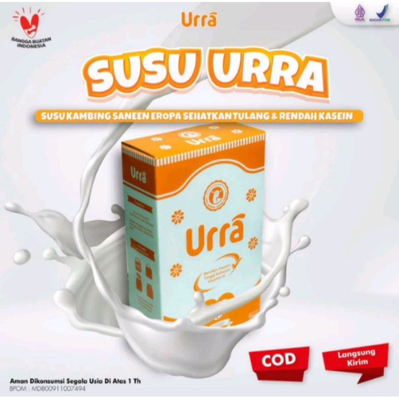 

URRA Susu Kambing Saneen Untuk Penambah Berat Badan & Tinggi Badan Anak - 1 Box