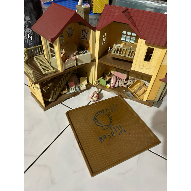 Sylvanian light city house rumah sylvanian preloved