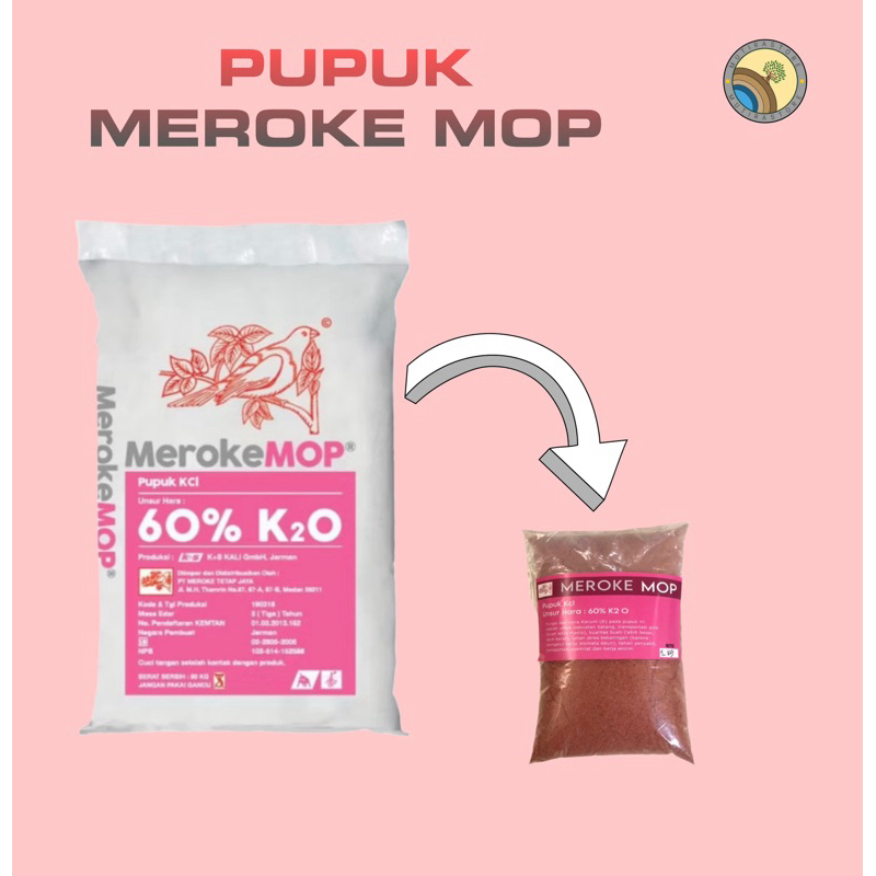 PUPUK MENTARI MOP KCL 1 KG KEMASAN REPACK
