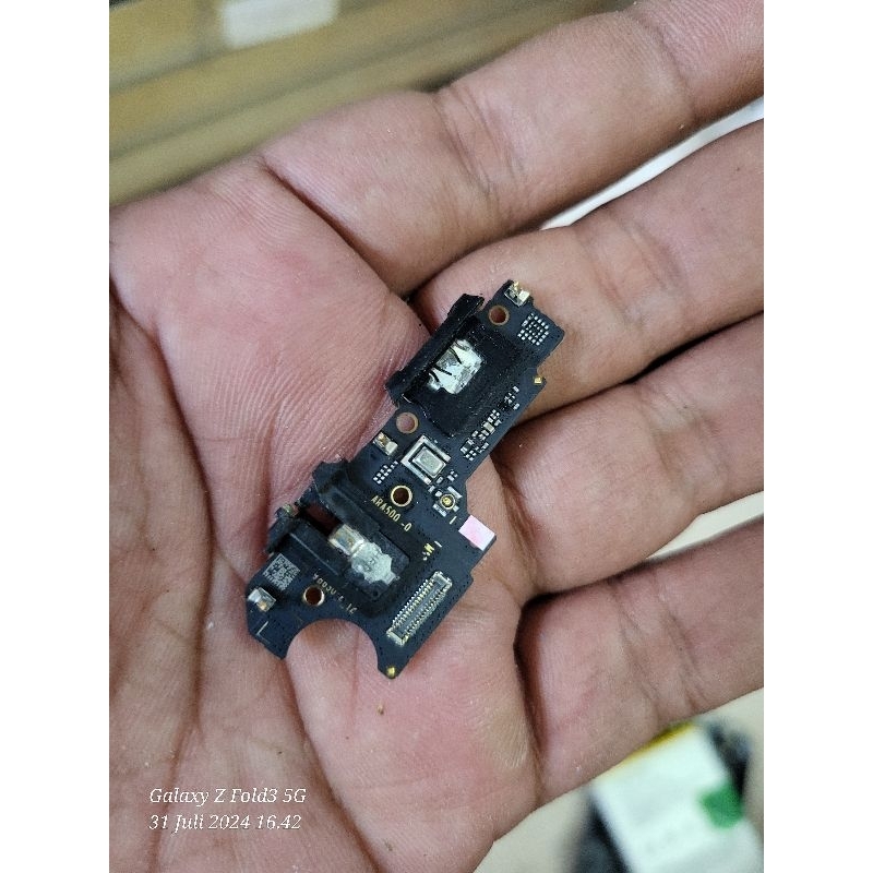 flexible fleksibel board cas charger realme c15 original copotan